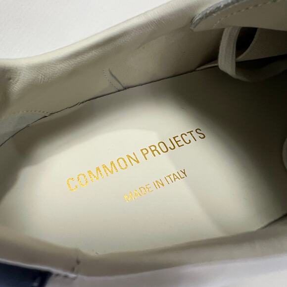 NEW COMMON PROJECTS RETRO Classic Low Sneakers White Navy EU 42 US 9 Shoes ITALY - Picture 6 of 15